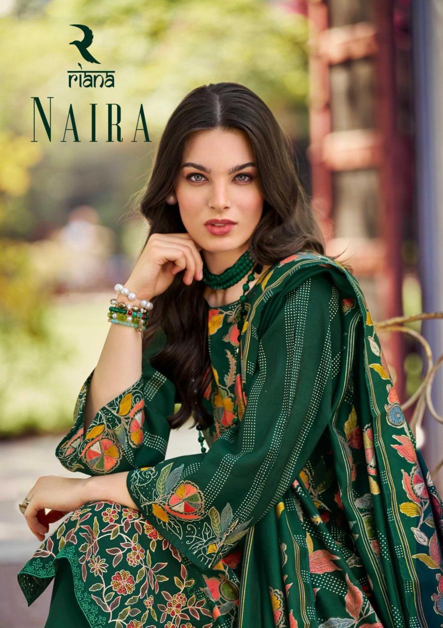 VARAA FAB NAIRA MUSLIN DAILY WEAR 3PCS DRESS