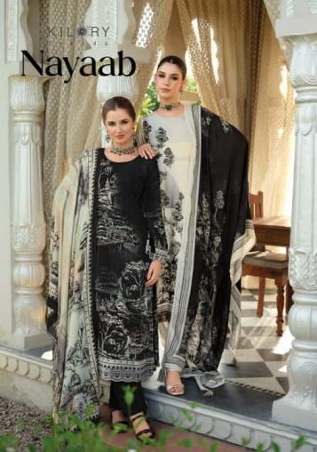 KILORY TRENDS NAYAAB UNSTITCH VISCOSE PASHMINA SUITS 