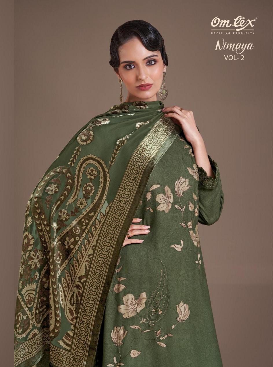 OMTEX NIMAYA VOL 4 AMAZING PASHMINA 3PCS DRESS