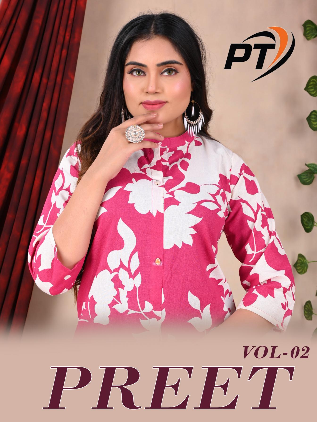 PREET VOL 2 BY PADMAVATI COTTON FLEX READYMADE COMBO CO-ORD SET