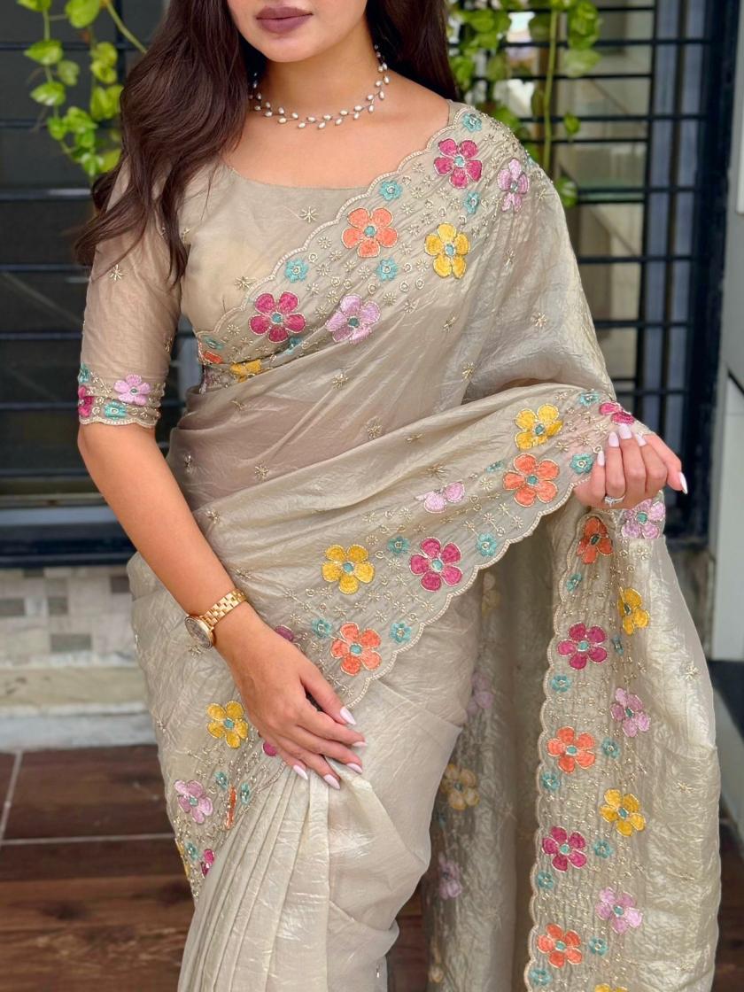 PARI SUFI SILK CRUSH TRADITIONAL SAREE ONLINE 