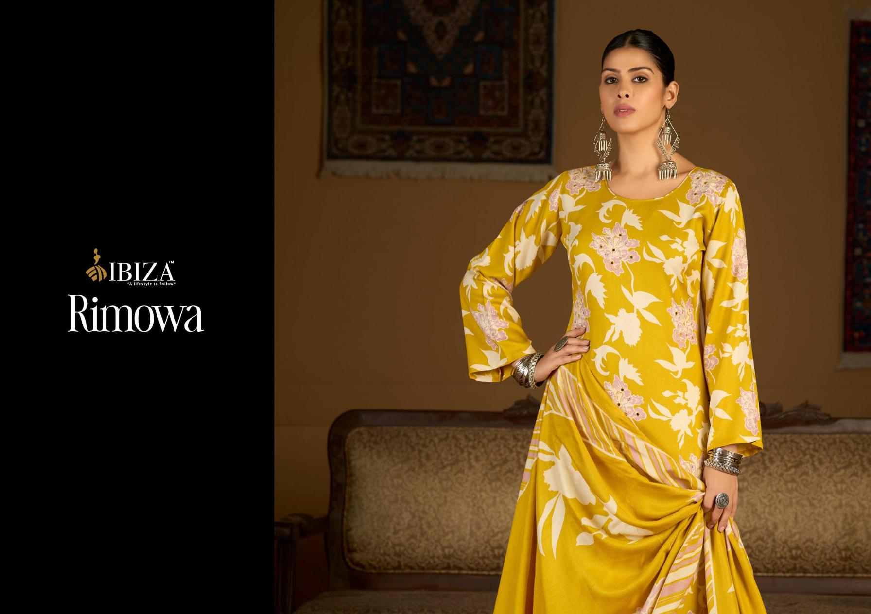 IBIZA RIMOWA VISCOSE PASHMINA UNSTITCH SALWAR KAMEEZ 