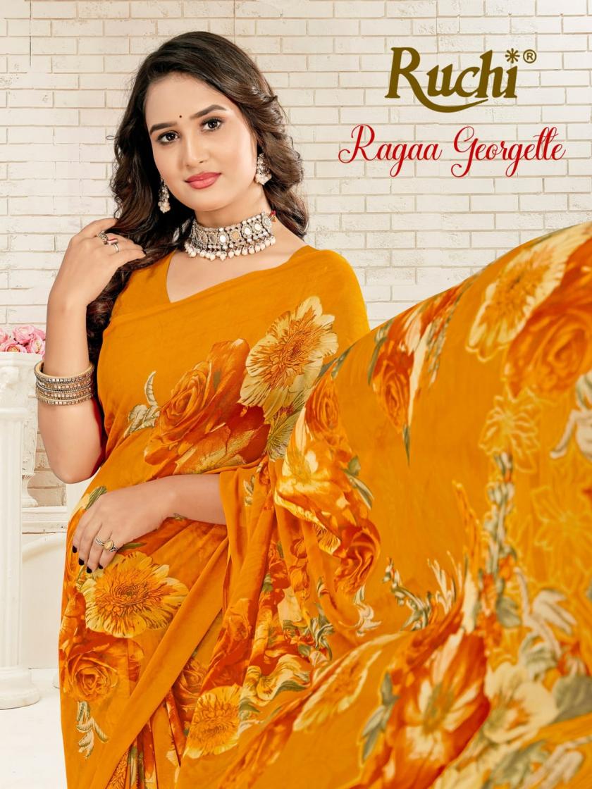 RAGAA GEORGETTE VOL 24 BY RUCHI GEORGETTE SAREE FOR WOMENS 