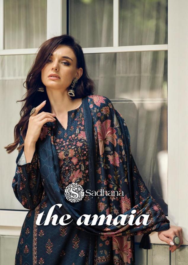 THE AMAIA BY SADHANA FASHION PRETTY VISCOS PASHMINA SUITS ONLINE