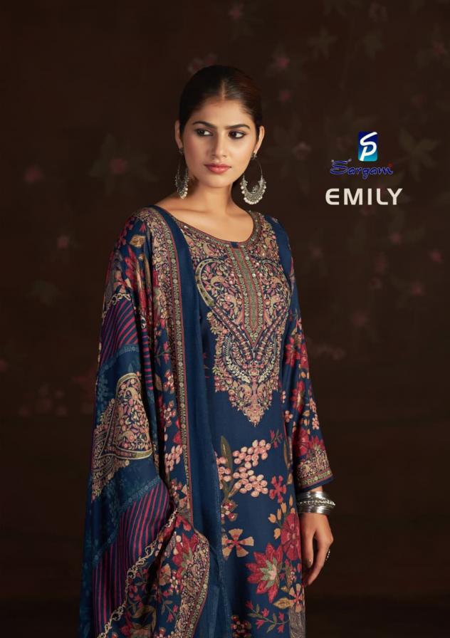 EMILY BY SARGAM PRINTS VISCOSE PASHMINA WINTER SUIT FOR WOMENS 