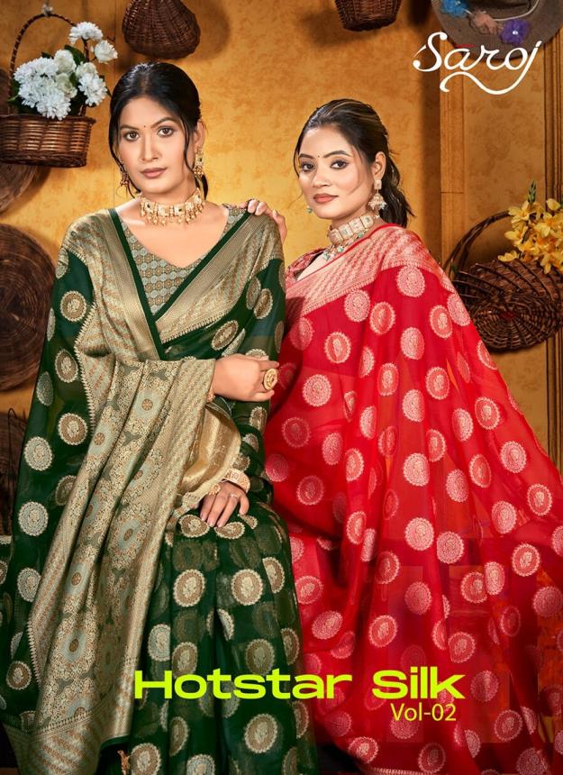  Hotstar silk Saroj vol.2 Georgette silk saree