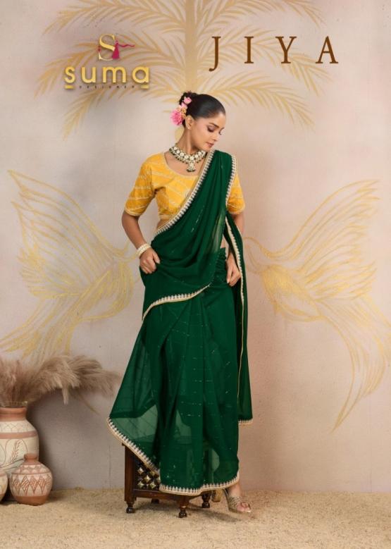 JIYA BY SUMA TRADITIONAL GEORGETTE SAREES ONLINE 