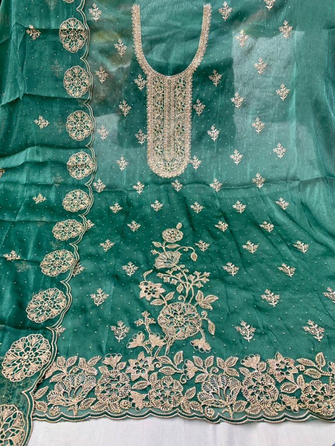 VIBHA JHARKANS UNIQUE MAUSAM SILK DRESS MATERIALS 
