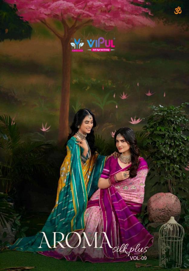 VIPUL AROMA SILK PLUS 920D DOLA SILK BEST SAREE ONLINE 