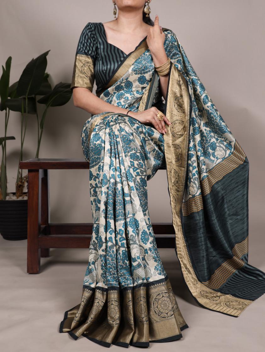 YNF7050 TASAR SILK UNIQUE SAREES 