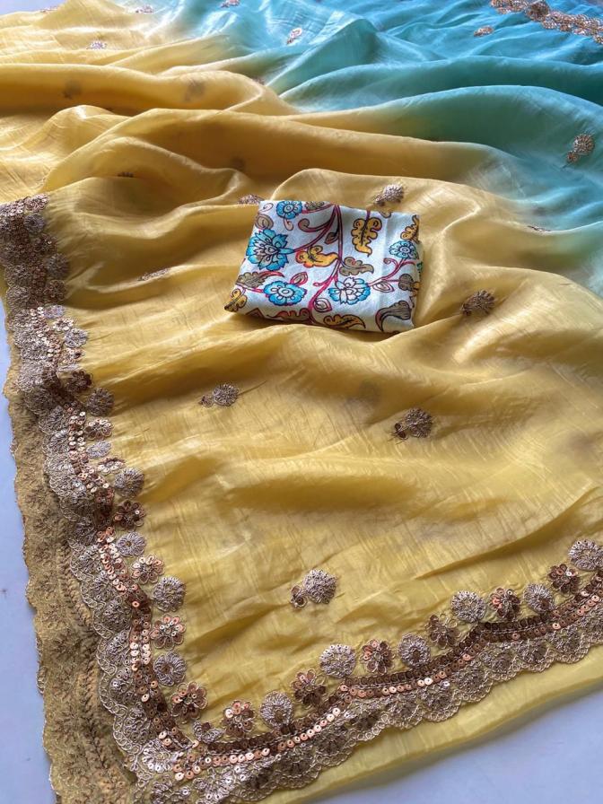 1020 STYLISH CRUSH SEQUENCE BEST SAREE ONLINE 