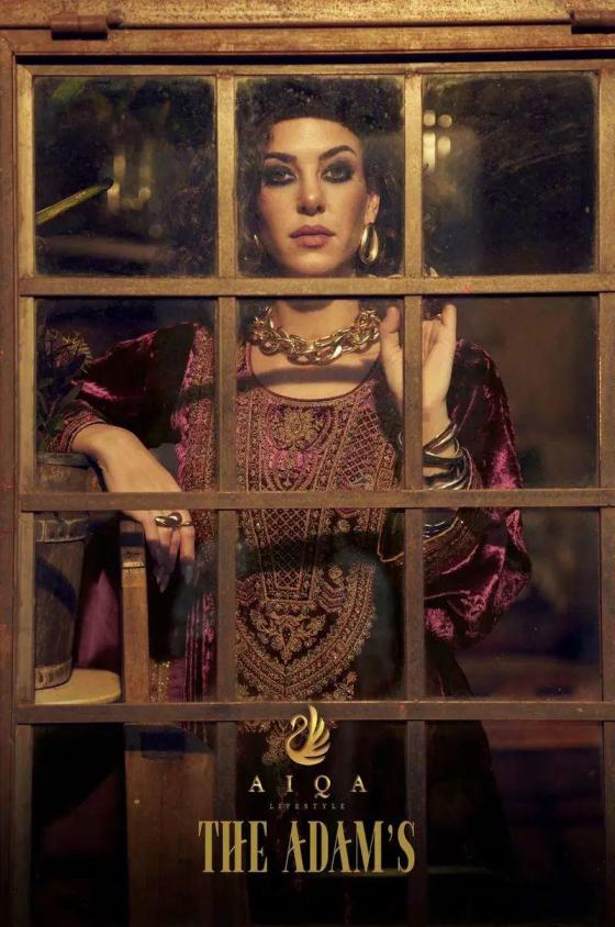 THE ADAMS BY AIQA VISCOSE VELVET WINTER 3PCS SUIT ONLINE 