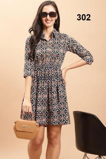 cotton fully stitch unique one pieces dress for womens 