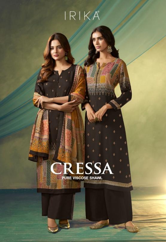 IRIKA CRESSA FULLY STITCH VISCOSE PASHMINA SALWAR KAMEEZ 