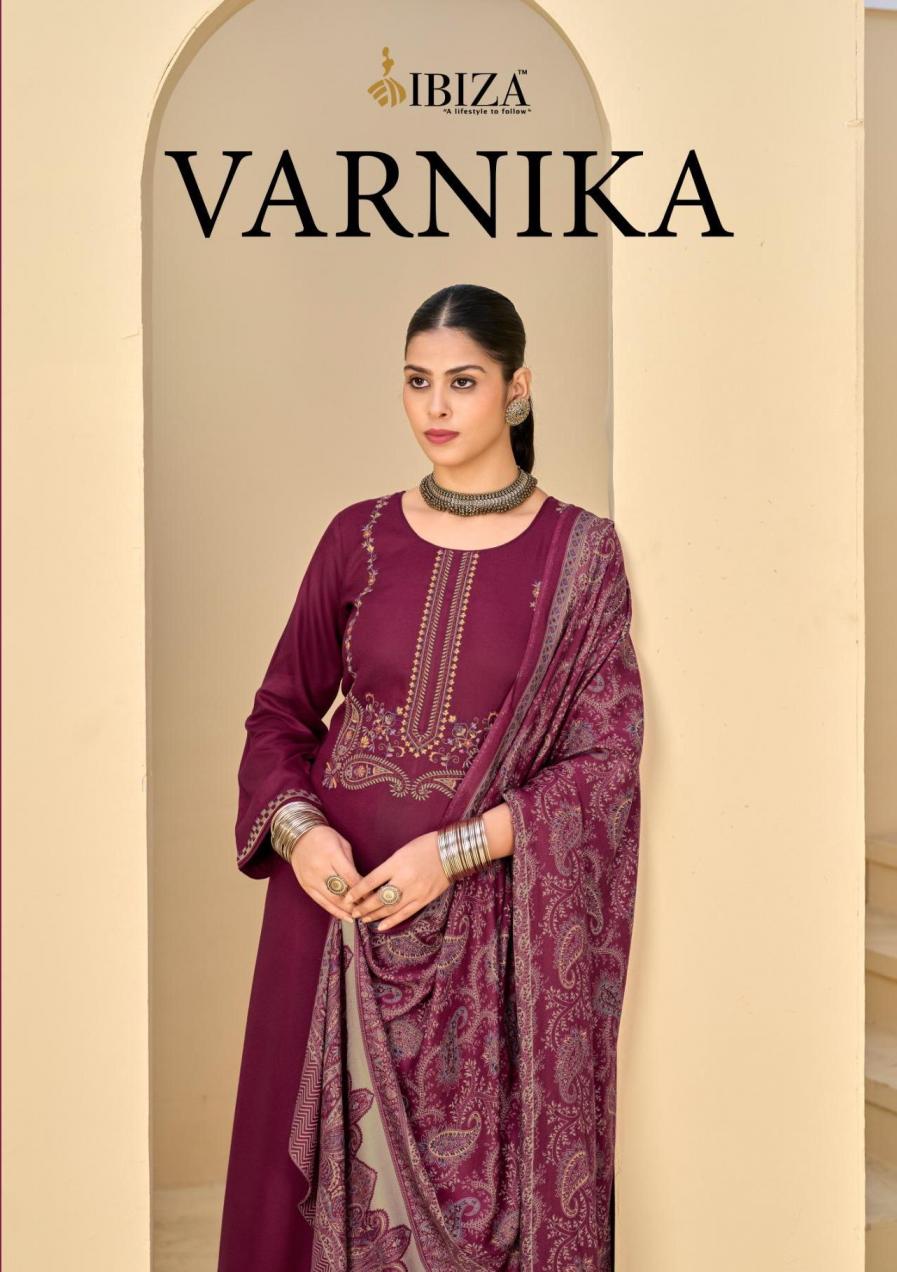 VARNIKA BY IBIZA UNIQUE VISCOSE PASHMINA UNSTITCH SUITS  