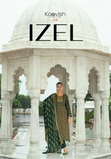 IZEL BY KAAVISH VISCOSE PASHMINA FULL STITCH WINTER SUITS 