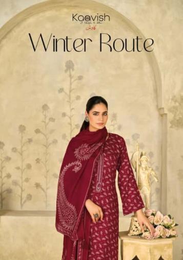 WINTER ROUTE BY KAAVISH VISCOSE PASHMINA WINTER STYLISH DRESS MATERILAS 