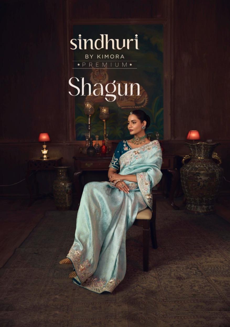 SHAGUN BY KIMORA OCCASION WEAR SILK SAREE WHOLESALER 