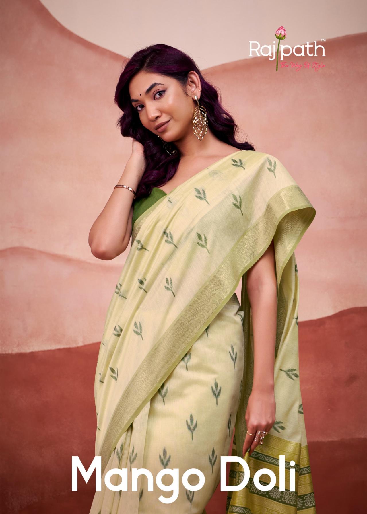 RAJPATH MANGO DOLI MODAL COTTON BEST SAREE ONLINE