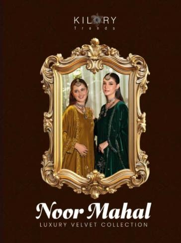 noor mahal by kilory trends readymade stylish velvet big size 3pcs dress 