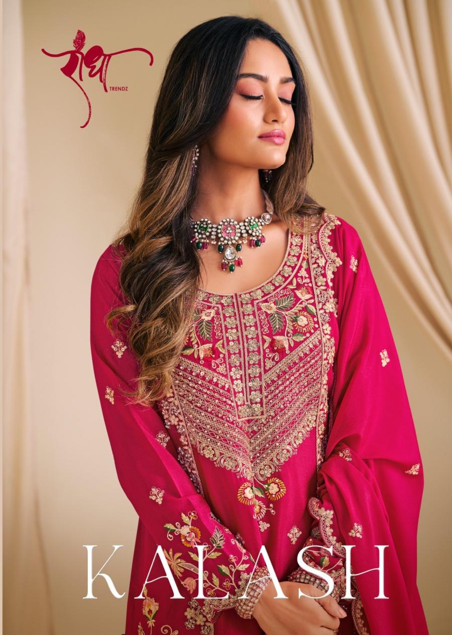 KALASH BY RADHA TRENDZ CHINON READYMADE EXCLUSIVE PLAZZO SUITS 