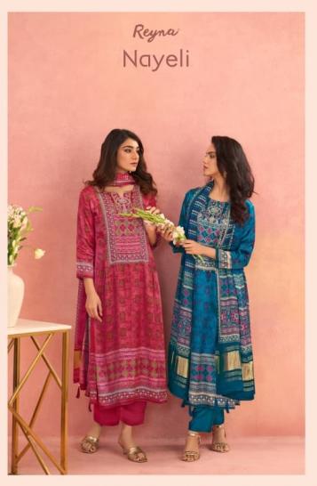 reyna nayeli bemberg gajji silk hit design salwar kameez sets 
