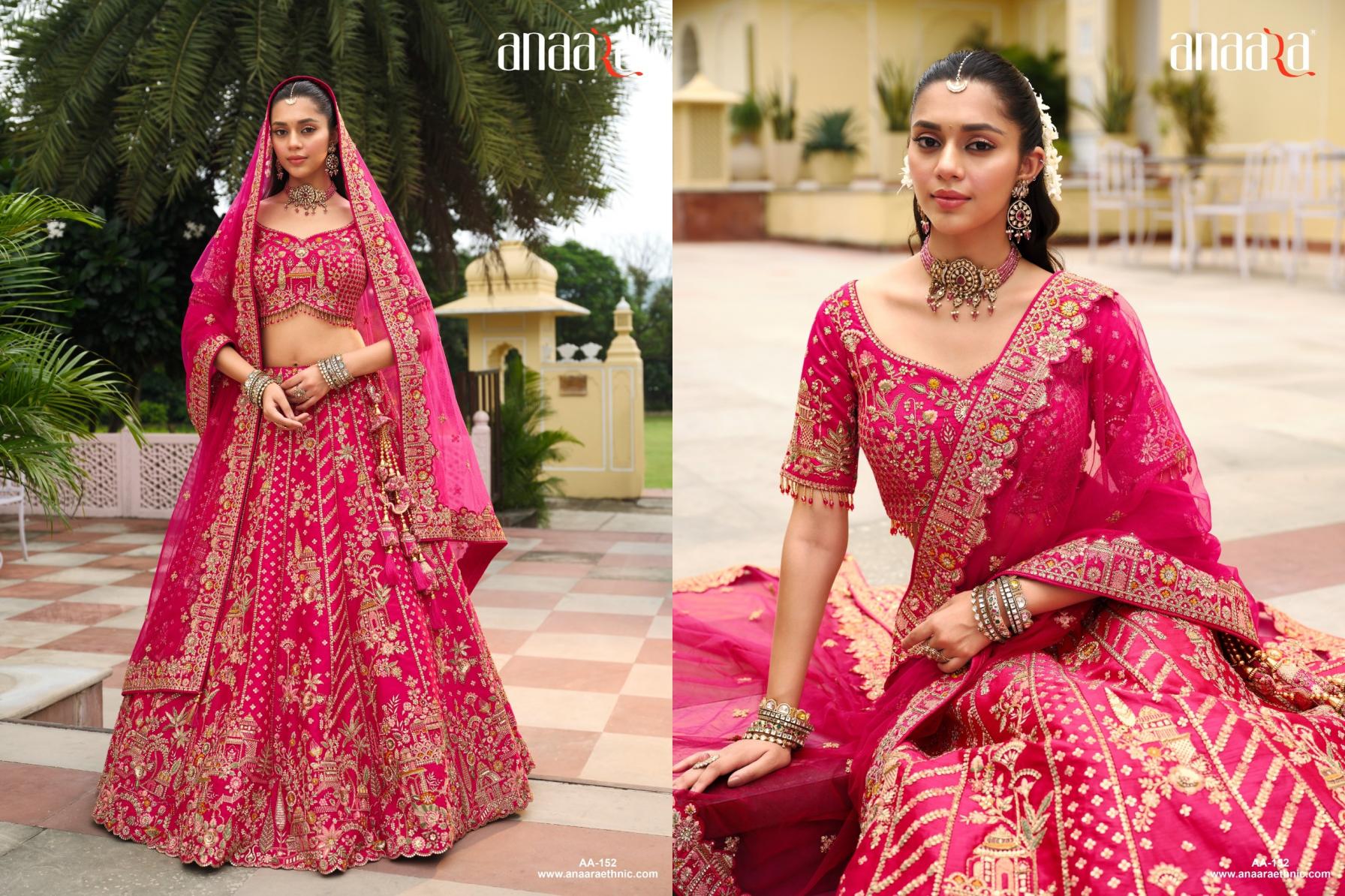 ANAARA 152-164 BY TATHASTU SILK DESIGNER LEHENGA FOR WEDDING