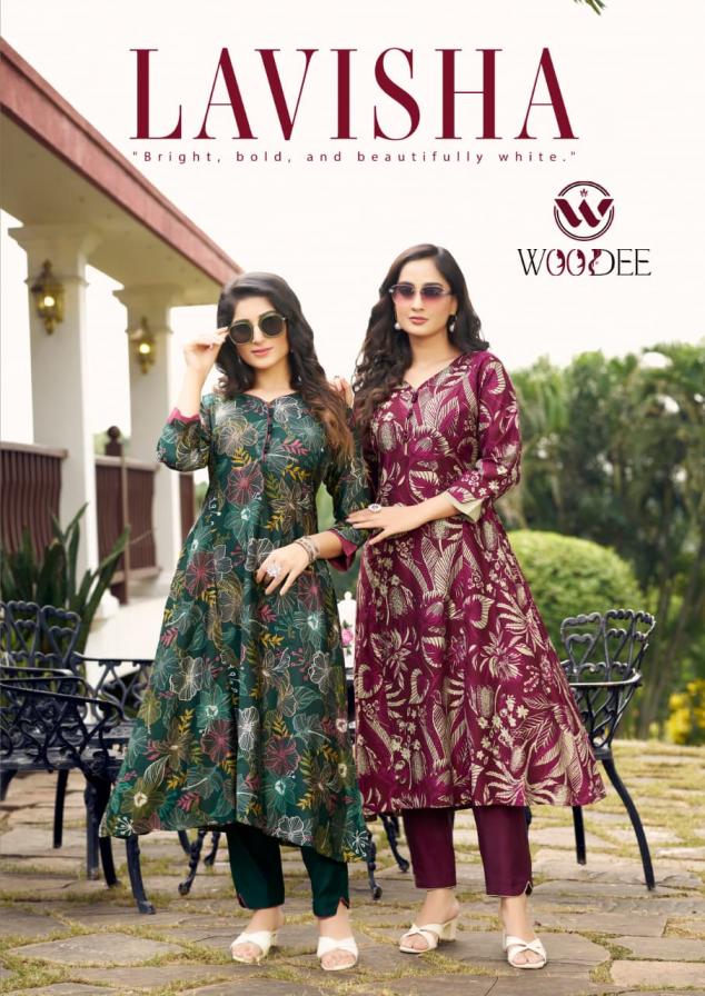 LAVISHA BY WOODEE VATICAN PRETTY LOOK FULL STITCH KURTI WITH PAIR 