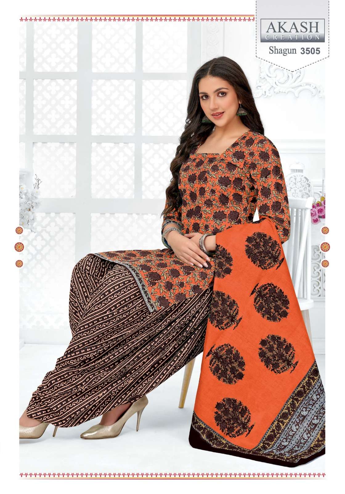 akash shagun vol 35 lowest rate cotton suits printed for shop 