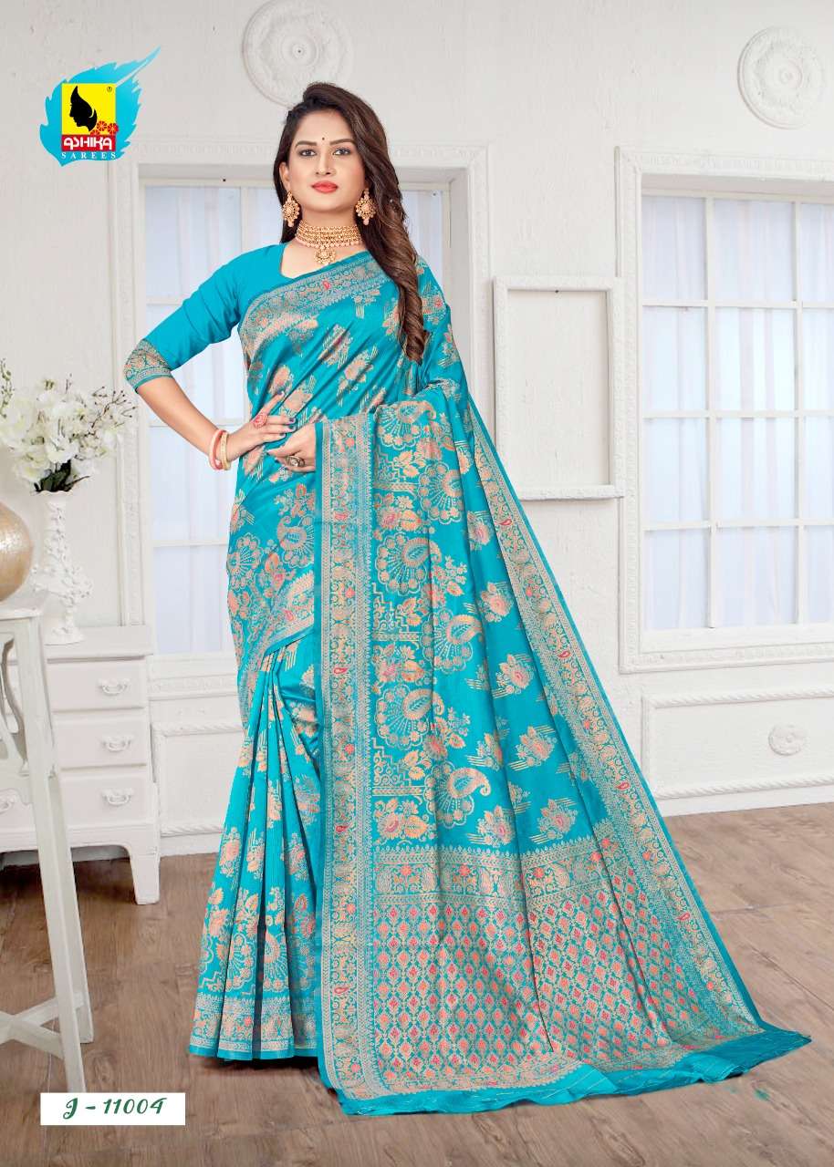 instagram vol 1 by ashika sarees lichi silk fancy saris 