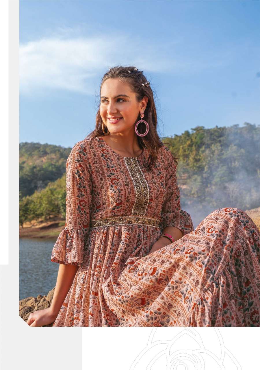 swish girliee digital print kurti with touch belts shopping outfits authorized supplier in surat 