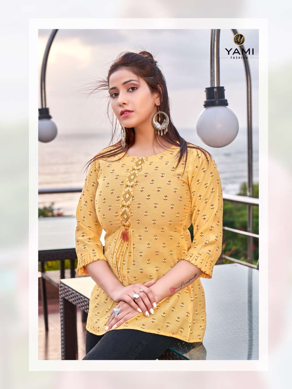 yami fashion surat lipi short tops for girls jeans short tops collection 