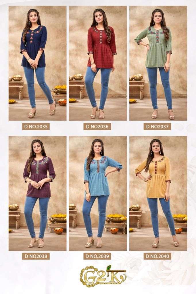 BONIE HELLO SHORT TOPS HEAVY DOBBY RAYON TOP CATALOG WHOLESLAER BEST RATE 