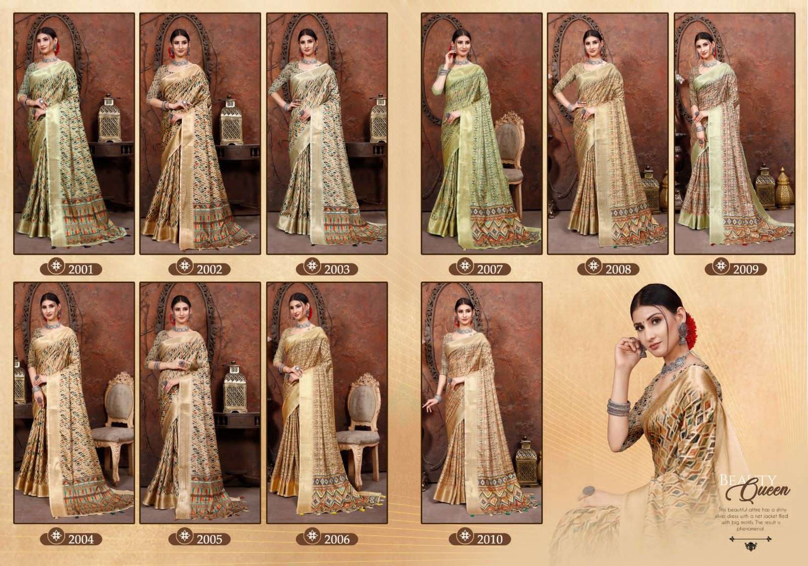 heritage digital vol 2 by mintorsi tusser silk fancy sarees