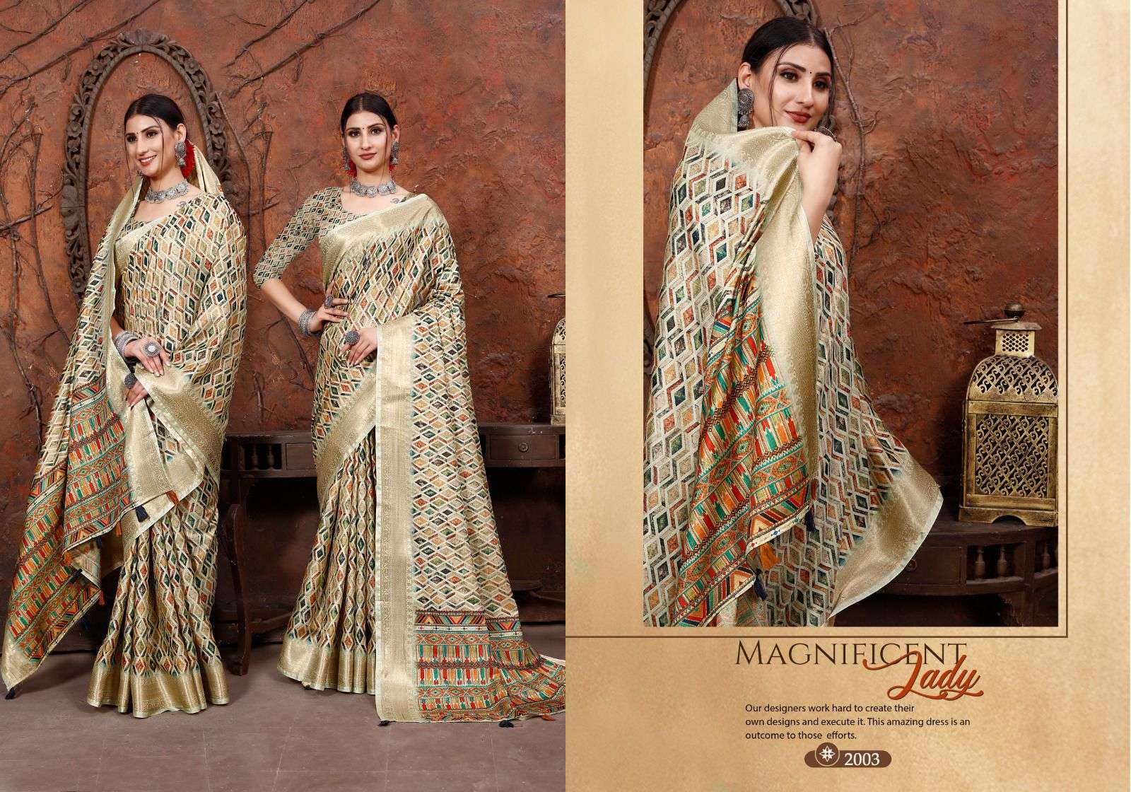 heritage digital vol 2 by mintorsi tusser silk fancy sarees