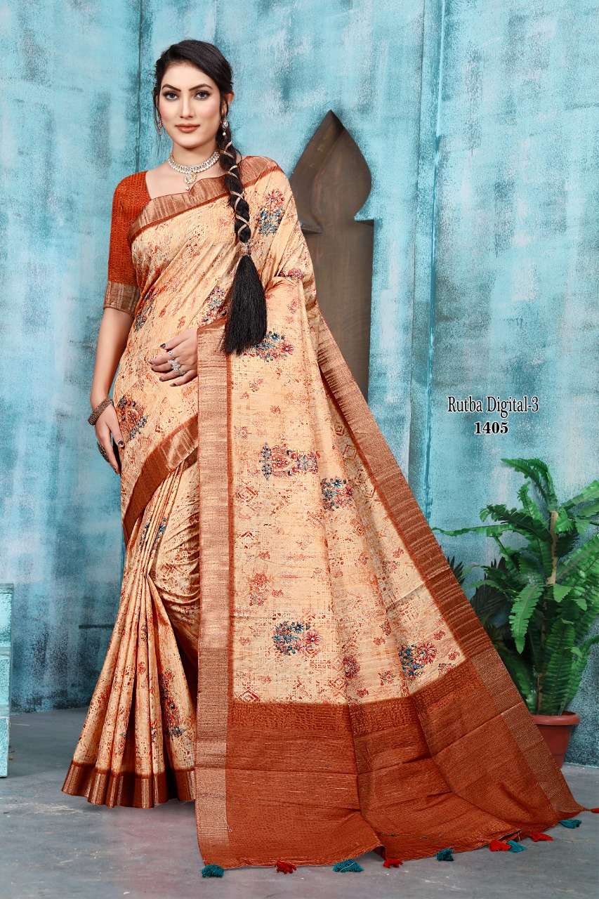 mintorsi rutba digital vol 3 banarasi cora silk fancy saree