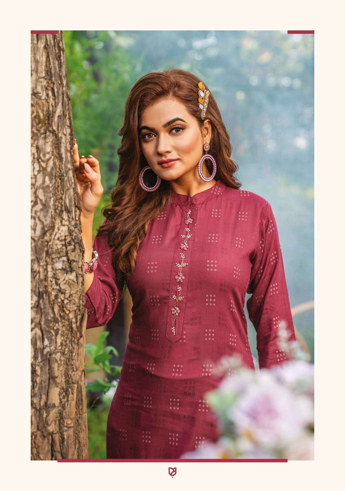 soobr aura fancy casual wear shopping wear kurtis for women 2023
