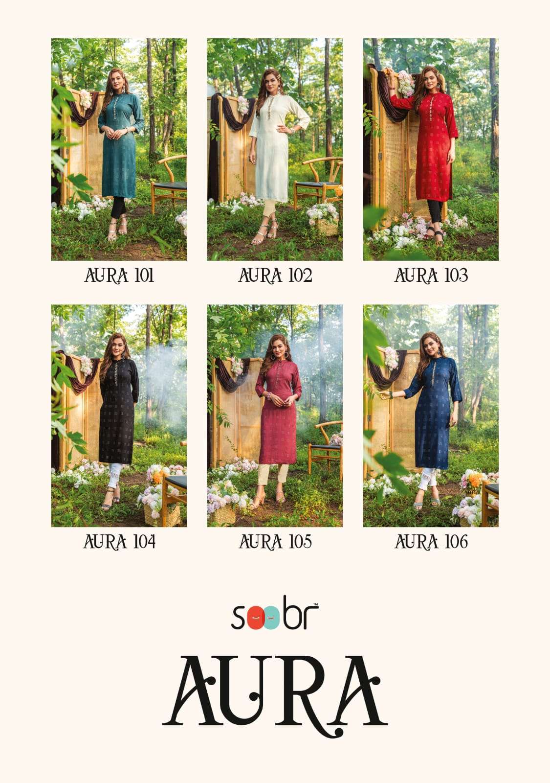 soobr aura fancy casual wear shopping wear kurtis for women 2023