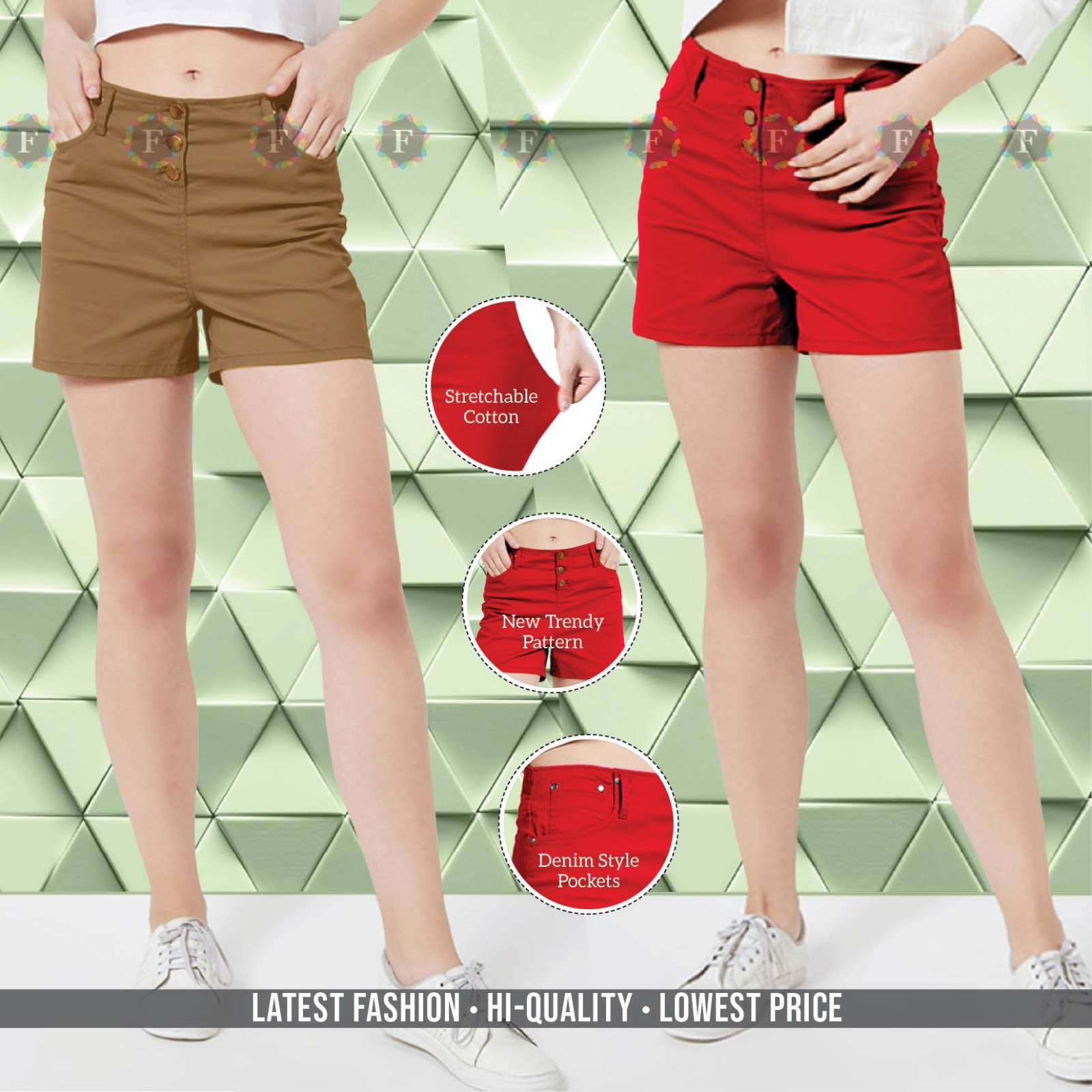 pr strechable shorts cotton quality short for girls 