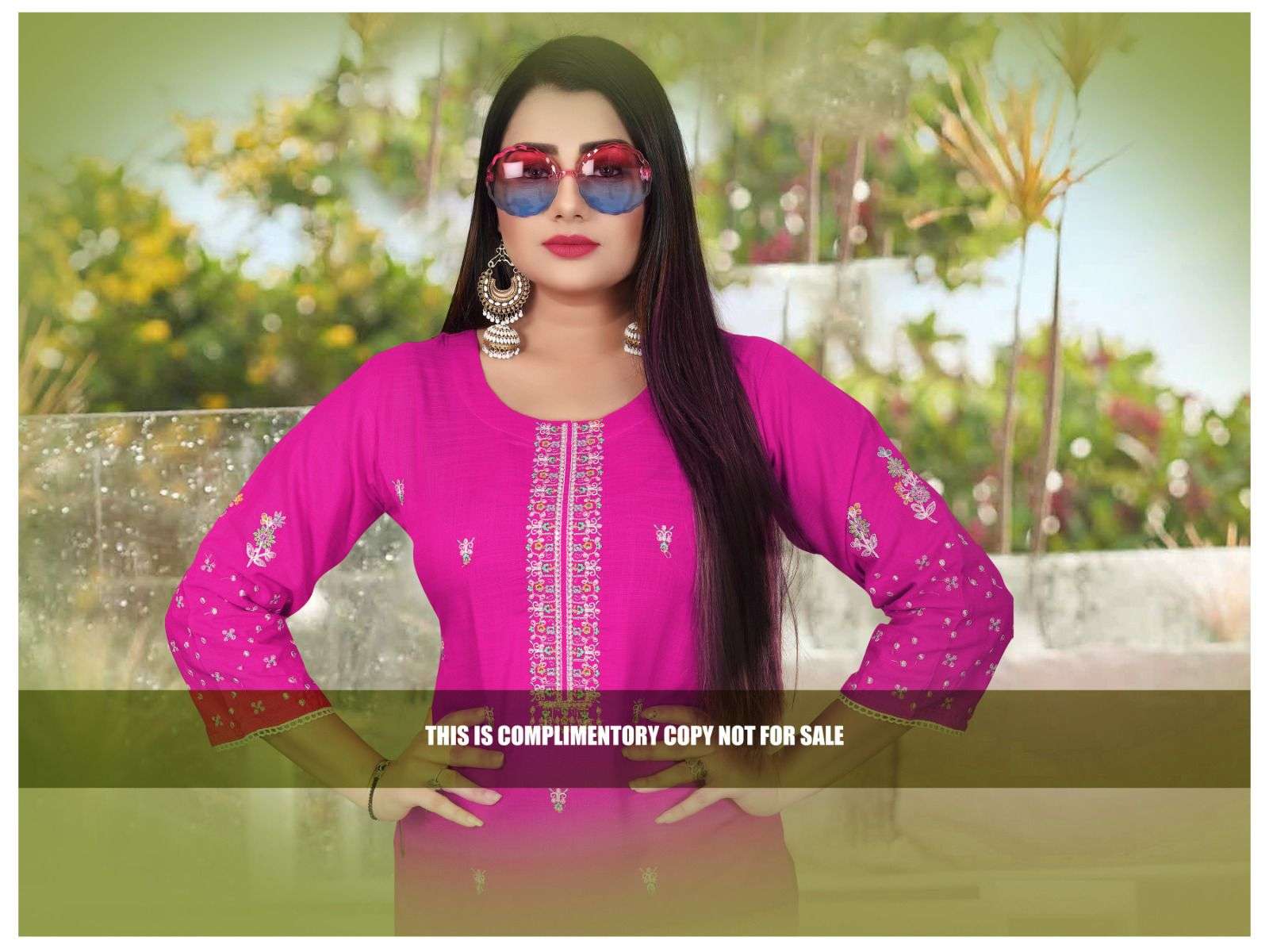 Ruby Mayuri Vol.2 Rayon Slub Heavy Embroidered Galla Work  allover and Sleeve Work with Lace Pattern KURTI CATALOG WHOLESATER BEST RATE 