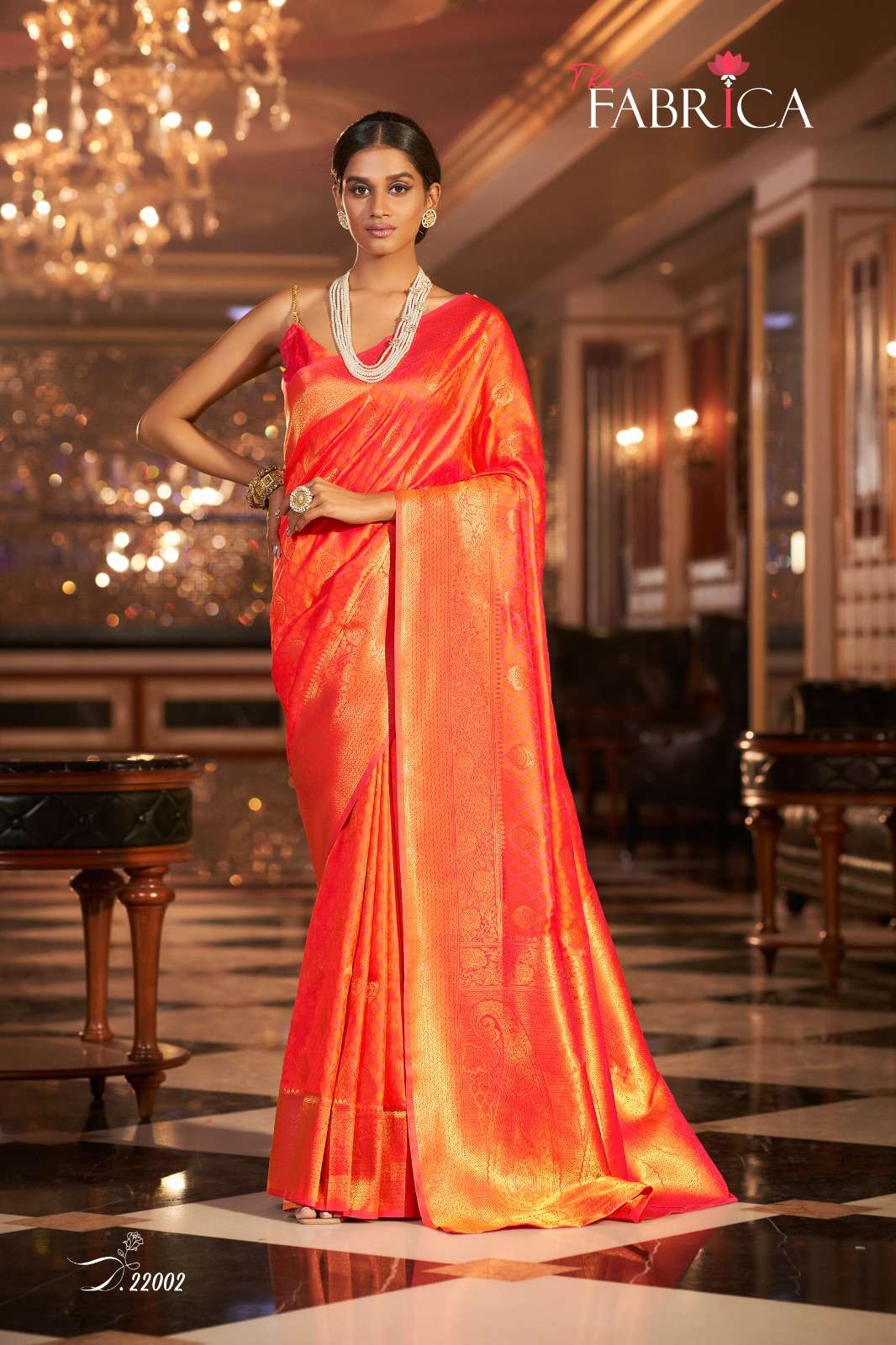 the fabrica present swarna 22001-22006 weaving silk saree collection in affordable price 