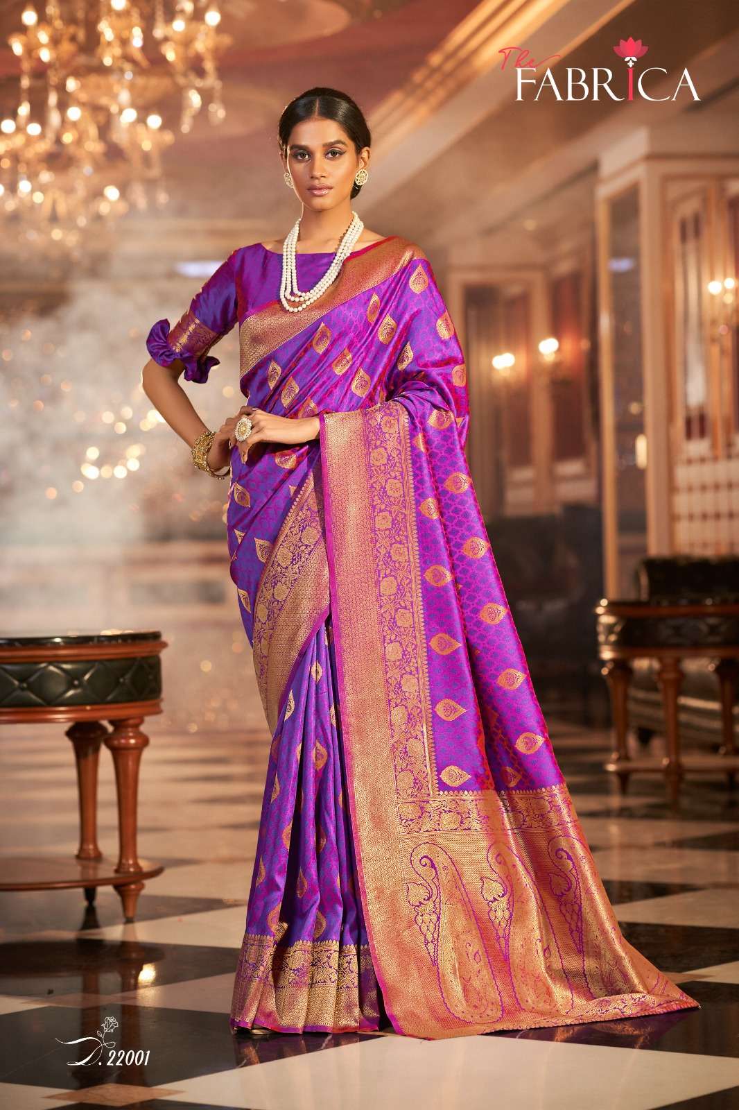the fabrica present swarna 22001-22006 weaving silk saree collection in affordable price 