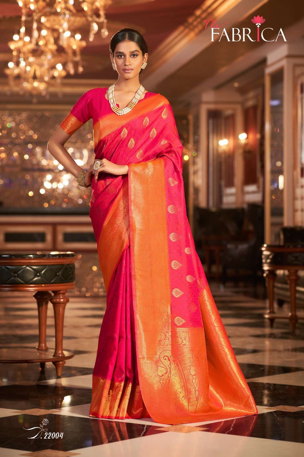 the fabrica present swarna 22001-22006 weaving silk saree collection in affordable price 