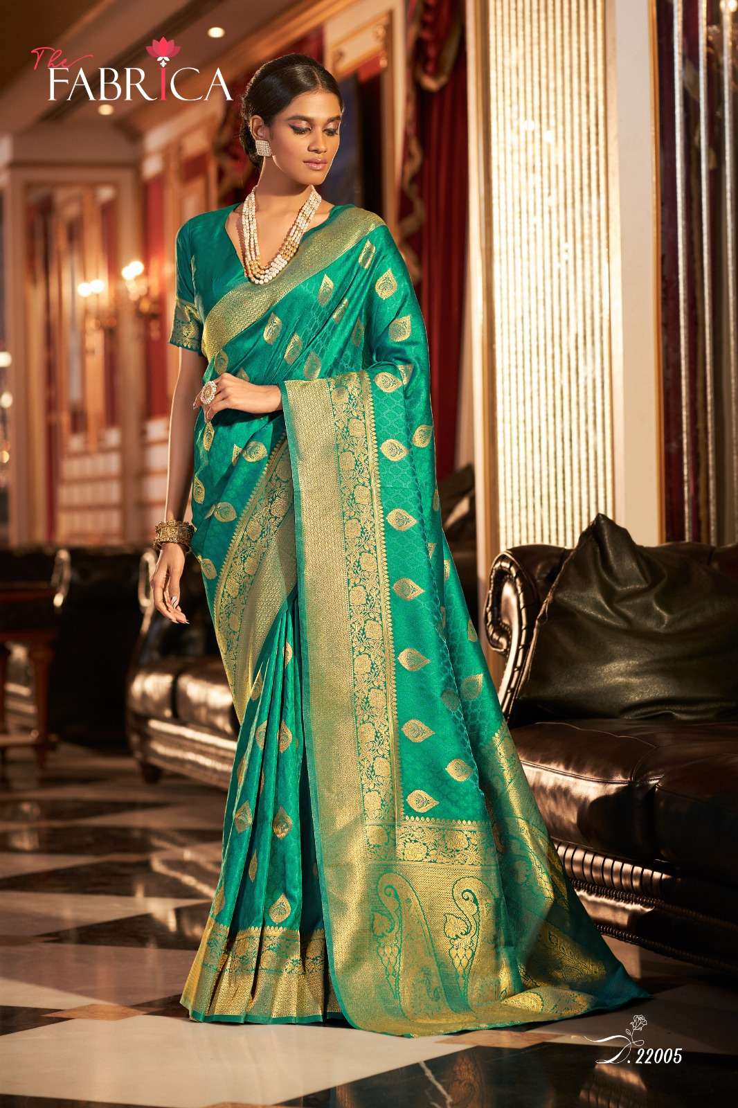 the fabrica present swarna 22001-22006 weaving silk saree collection in affordable price 