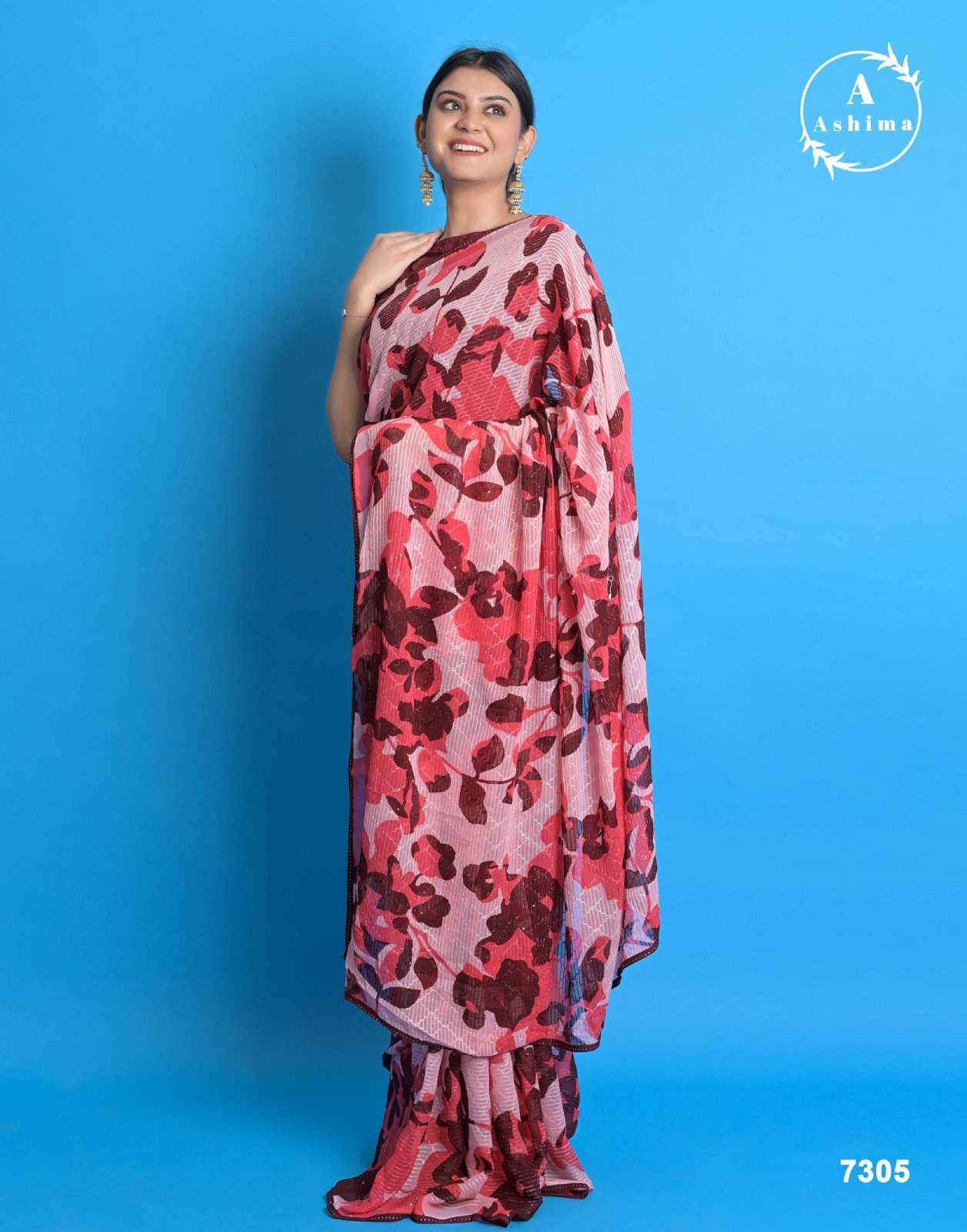 rihanaaaa coloured by ashima color print amazing sarees collection  