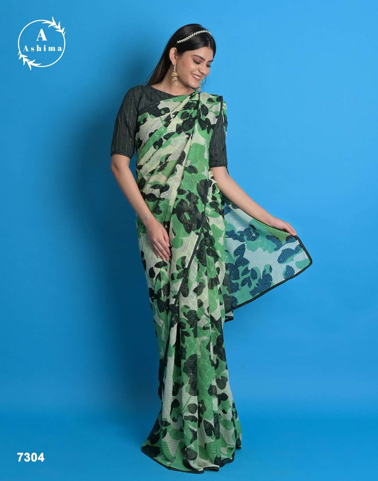rihanaaaa coloured by ashima color print amazing sarees collection  