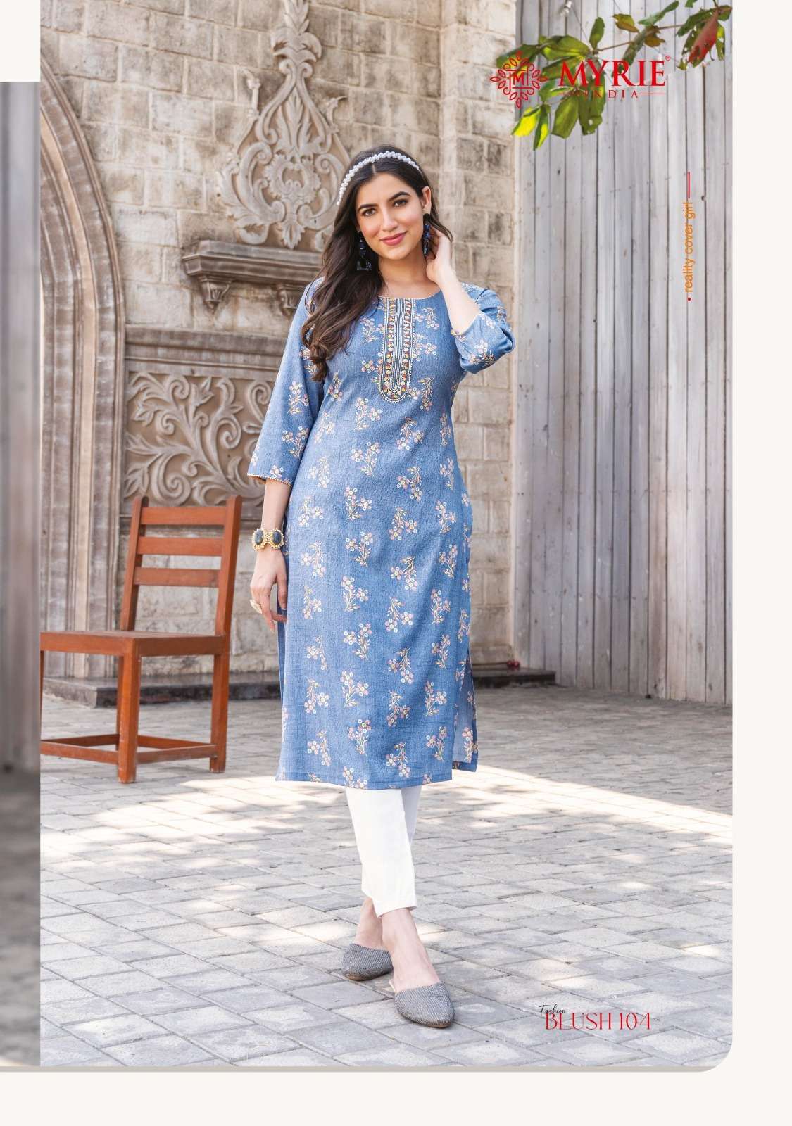 mayree india present fashion blush afforable range adorable printed kurtis catalog