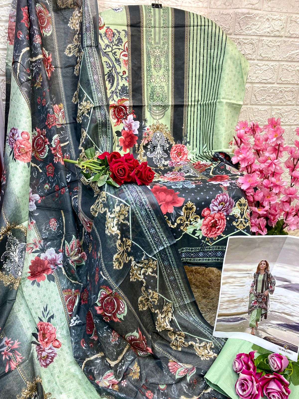 keval fab rangrez vol 2 exclusive pakistani print cotton unstitch salwar kameez catalogue 