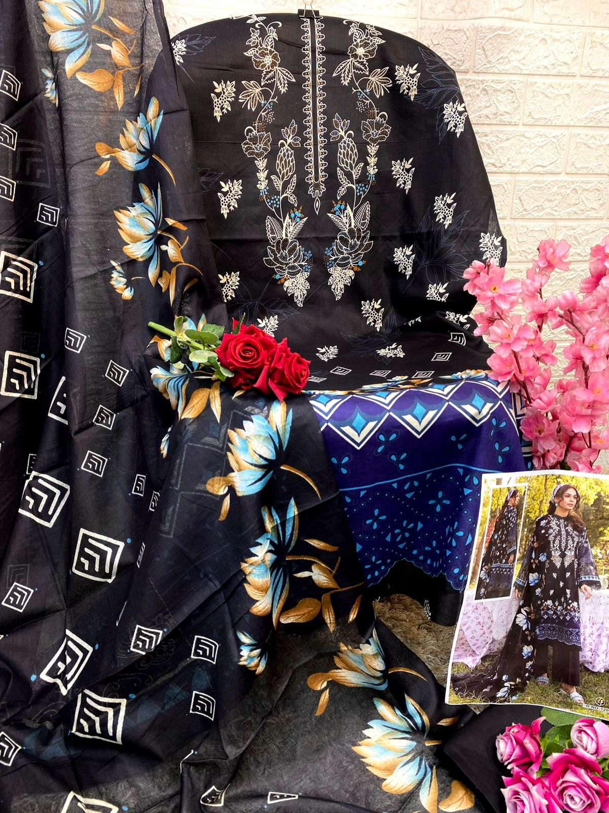 keval fab rangrez vol 2 exclusive pakistani print cotton unstitch salwar kameez catalogue 