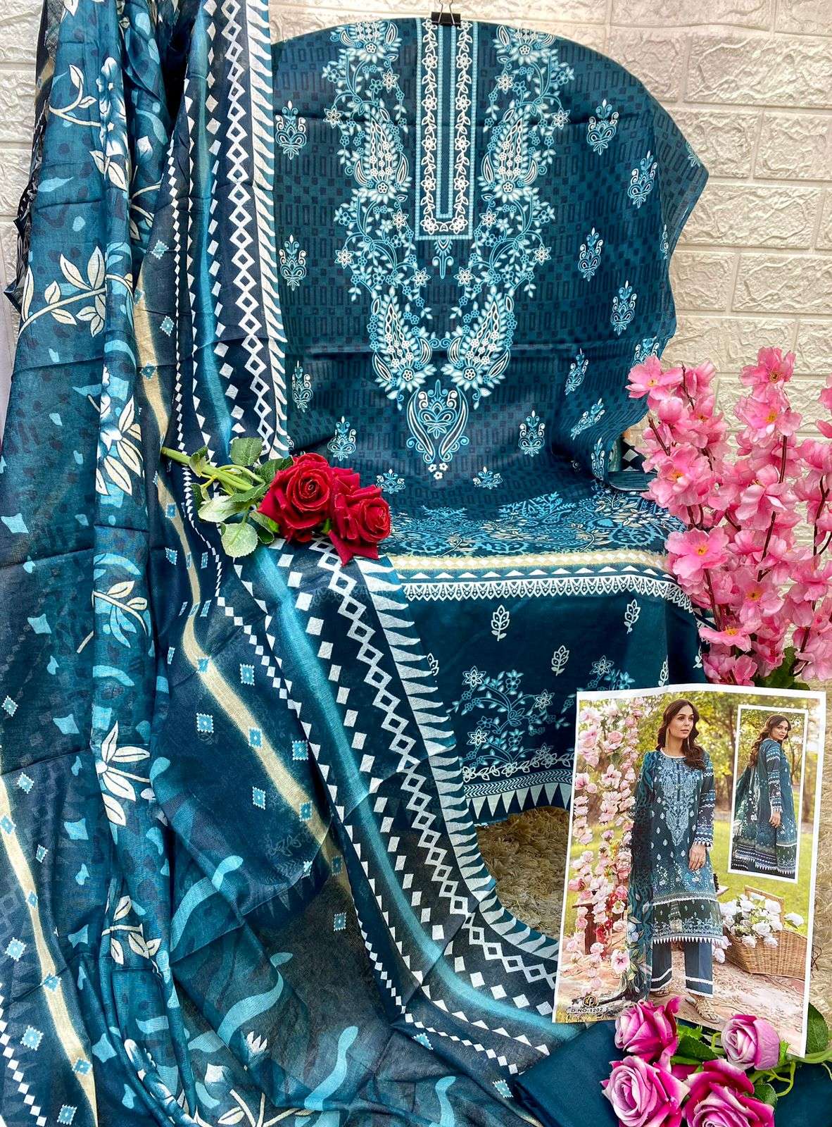 keval fab rangrez vol 2 exclusive pakistani print cotton unstitch salwar kameez catalogue 